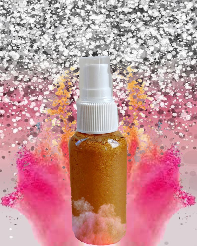 Gold Shimmer Body Spray/Natural Body Spray/ MIDAZ Etsy