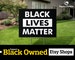 Black Lives Matter Yard Signs // 2-Sided // Protest Sign //  Black Owned Business // BLM Lawn Sign // Stakes Available 