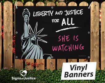 Vinyl Banner - Lady Liberty