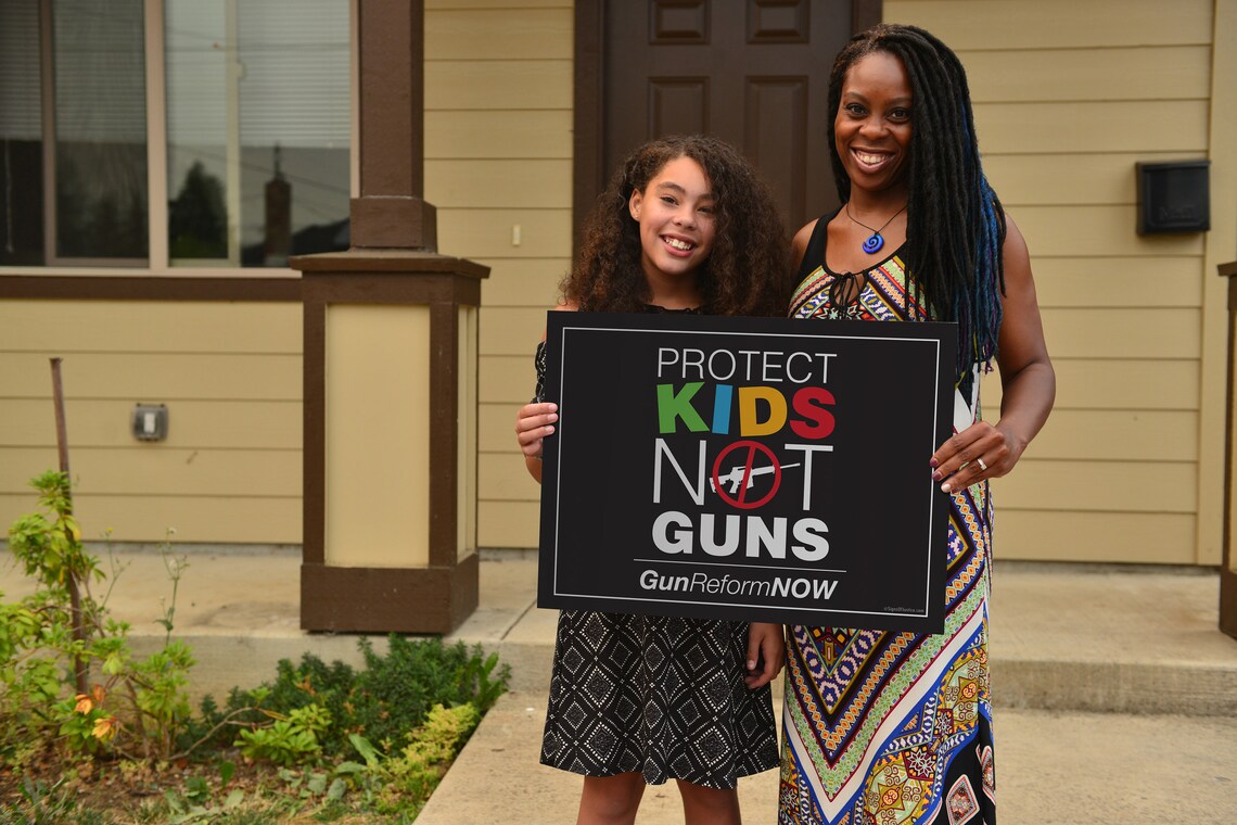 Protect Kids Not Guns Yard Sign // 2-sided // Protest Sign // - Etsy