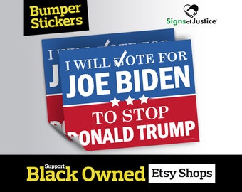 I will vote for Bumper Sticker // 6”x4.5” // Protective Gloss Layer // Protest Sign // Social Justice Car Decal