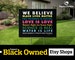 We Believe Yard Sign // 24'x18' // 2-Sided // The Original // Black Lives Matter // Black Owned Business // Lawn - Protest Sign 