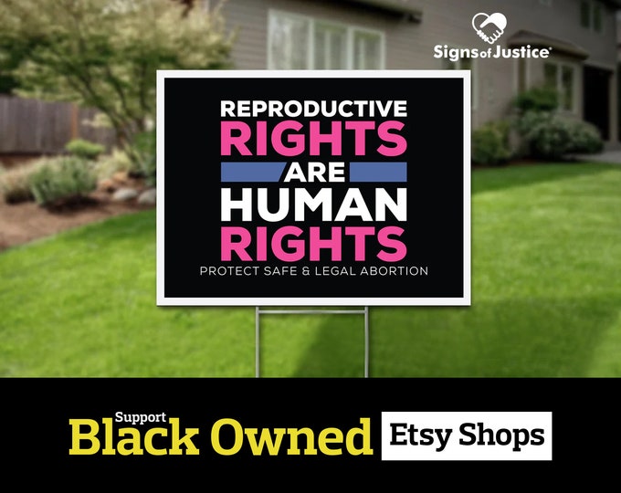 Ohio Vote Yes on Issue 1 Vertical Sign for Womens Reproductive Rights ...