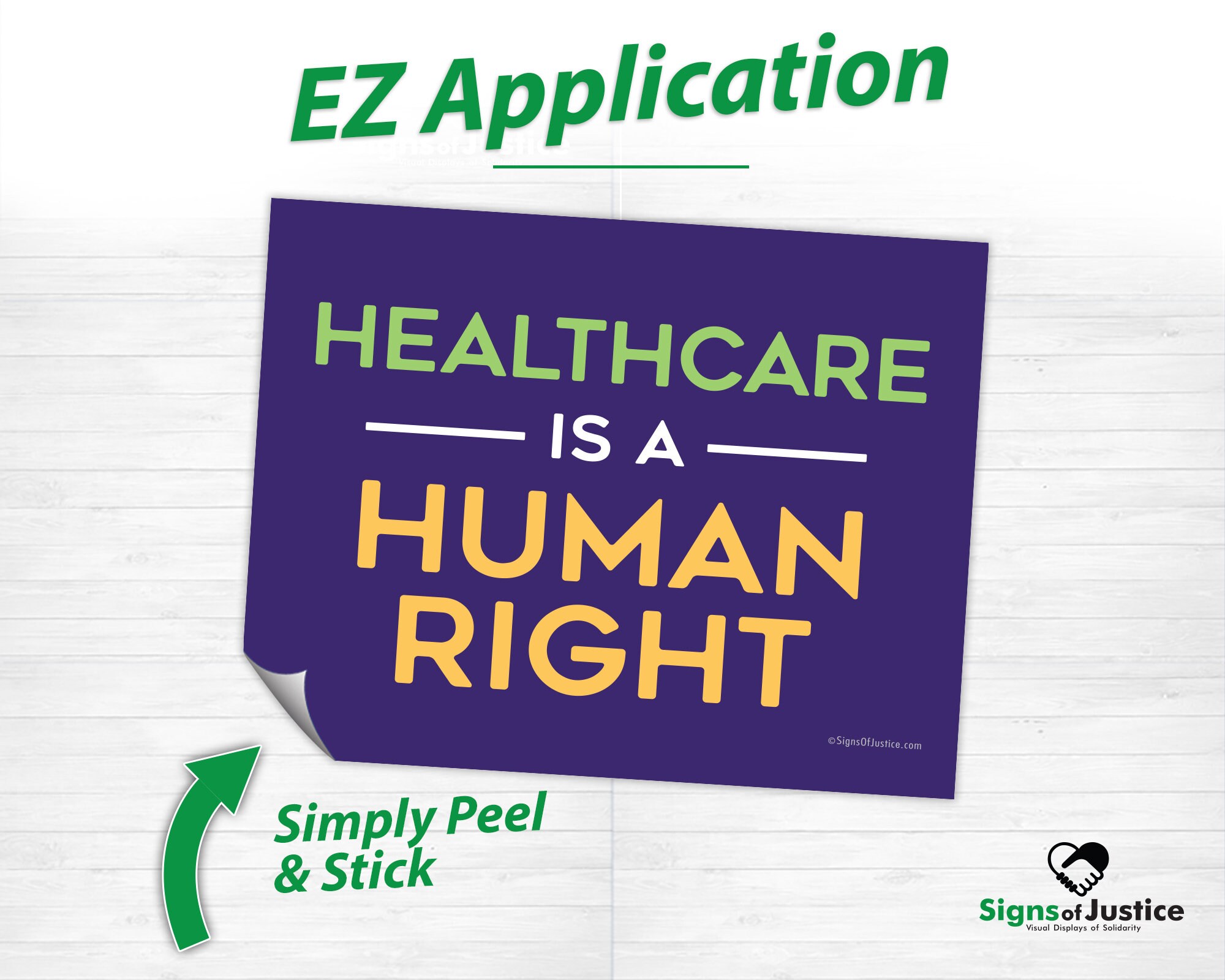 Healthcare is a human right Decal Vinyl Bumper Sticker 5