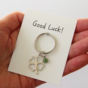 Good Luck Gift, Good Luck Keyring, Exam Gift, Leaving Gift - Etsy UK