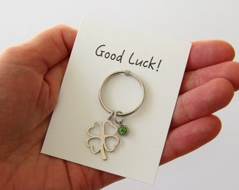 Good Luck Gift, Good Luck Keyring, Exam Gift, Leaving Gift