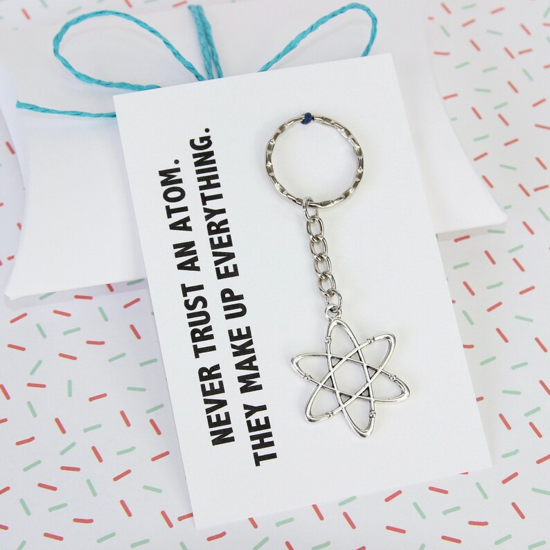 Science Teacher Gift Geek Gift Science Keychain Scientist Etsy UK