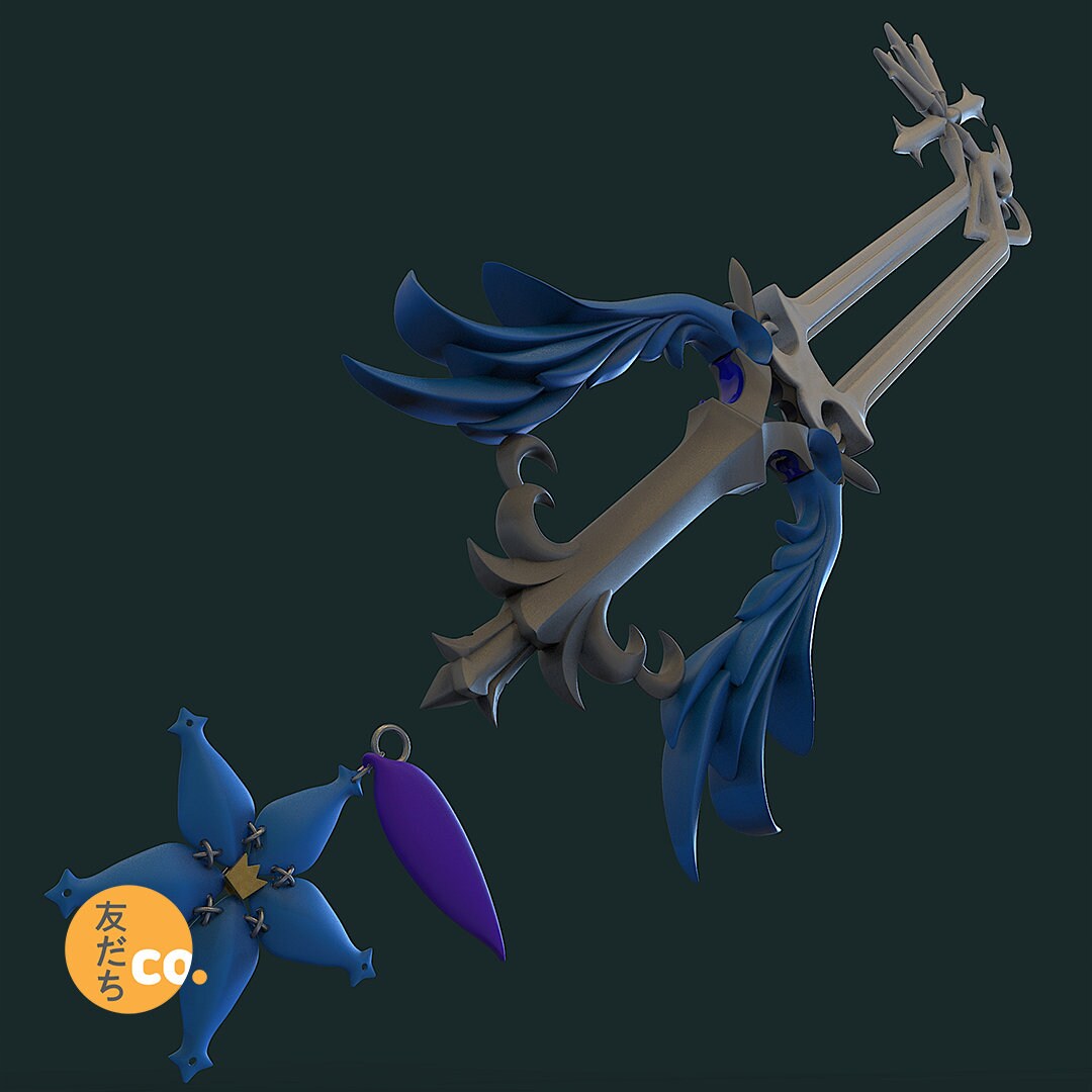 Oathkeeper Keyblade 3D printed keyblade replica | Etsy