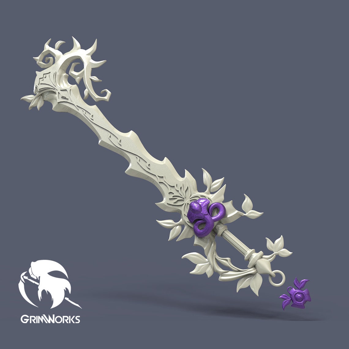 Anguis Keyblade 3D printed Keyblade Kingdom Hearts | Etsy