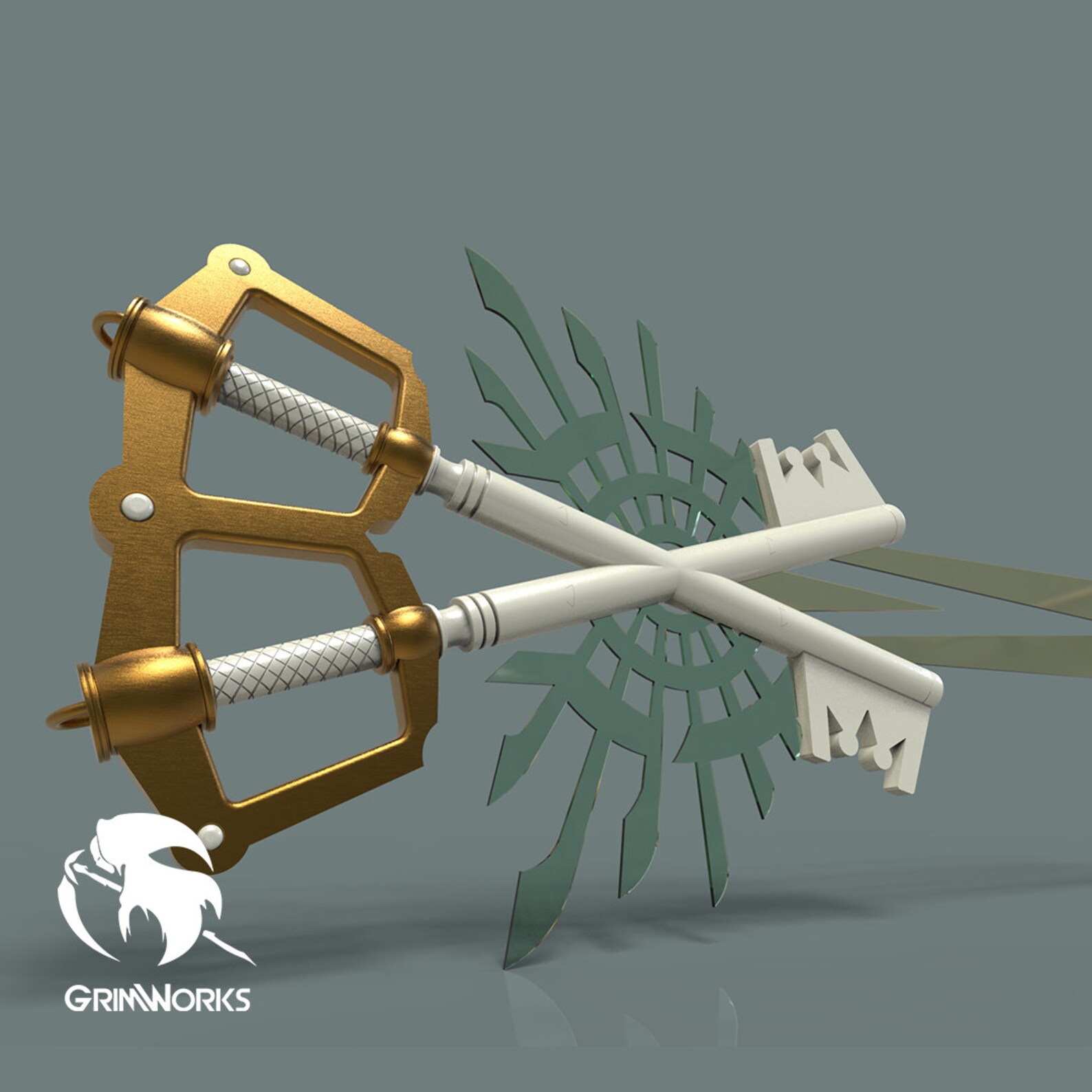 X blade replica kingdom hearts 3d printed keyblades Etsy