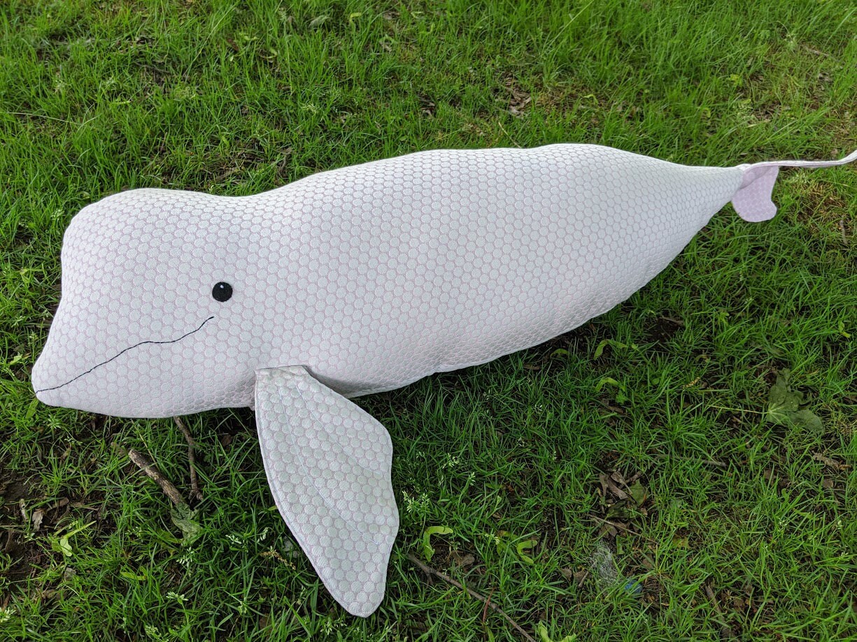 beluga whale pillow pet