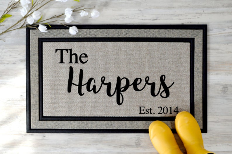 18" x 30" I hope you brought Tito's doormat polyester, Titos doormat, welcome mat, funny doormat, liquor doormat, vodka doormat, Titos vodka