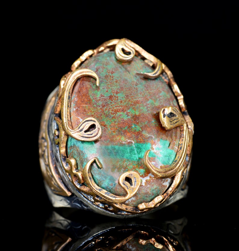Natural Blood Stone Free Express Shepping Sterling Silver Men Ring Authentic Mens Ring Handmade Rings Sultan Ring