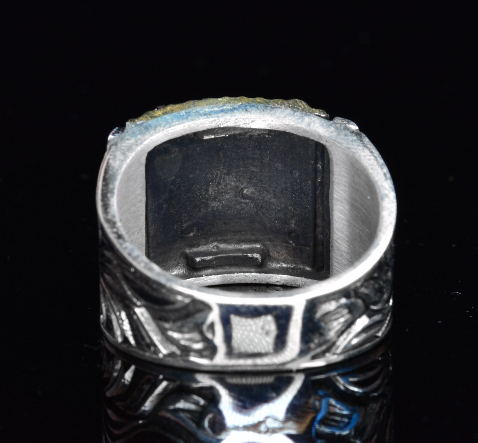 Sterling Silver Men Ring Personalized Ring Star and Etsy