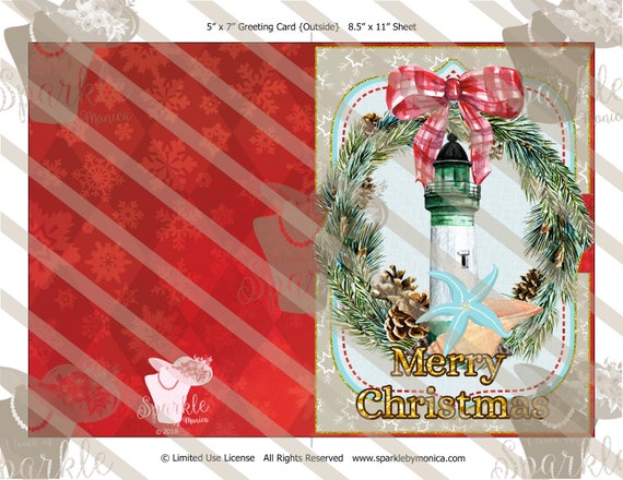 Merry Christmas Jewelry Hang Tags, Digital Jewelry Cards: Instant Download  - Sparkle By Monica