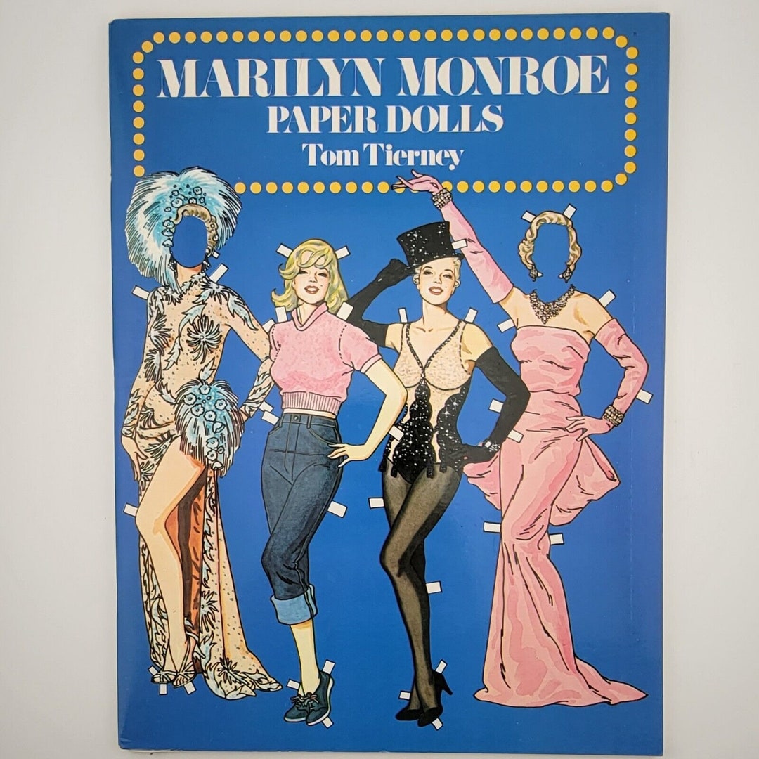 Vintage Marilyn Monroe Paper Doll Costumes 1979 Tierney - Etsy