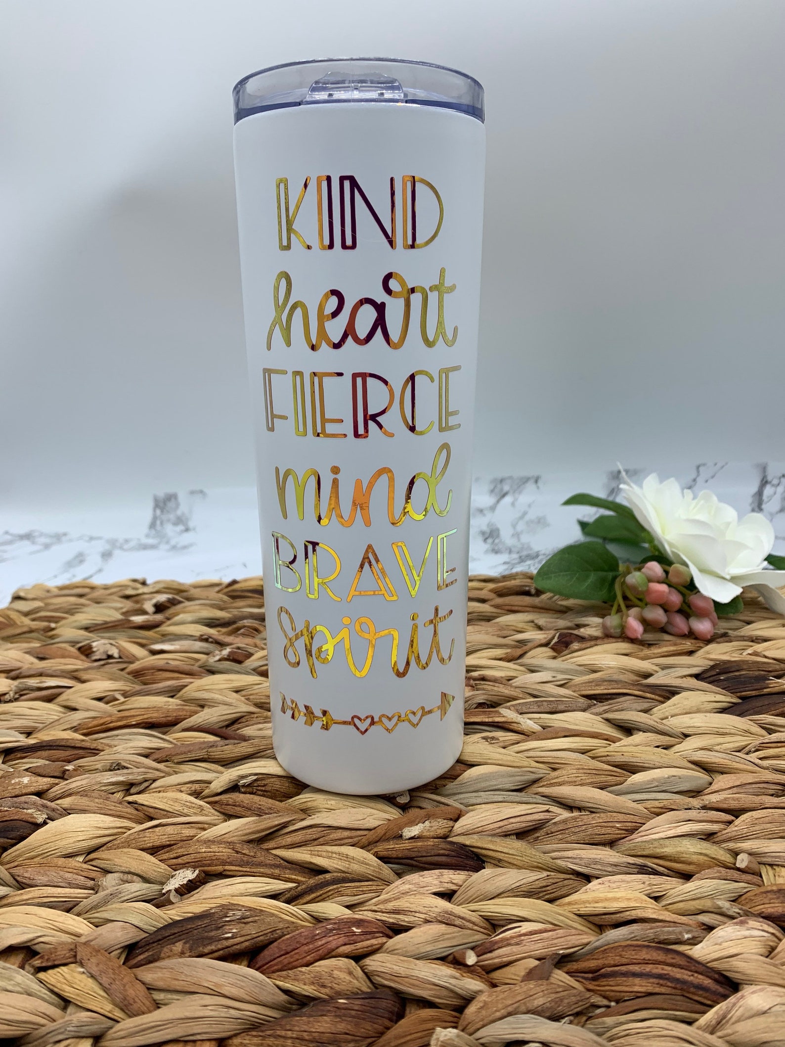 Inspirational Quote Tumbler Motivational Tumbler with Etsy