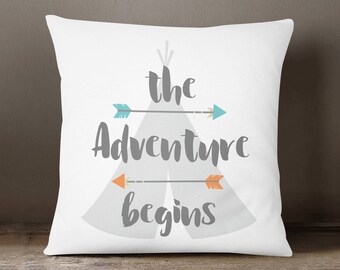 Kids pillow, Tribal pillow, Kids room decor, Tribal room decor, Adventure, Kids throw pillow, Tribal kids room, Boys pillow, Boys room decor