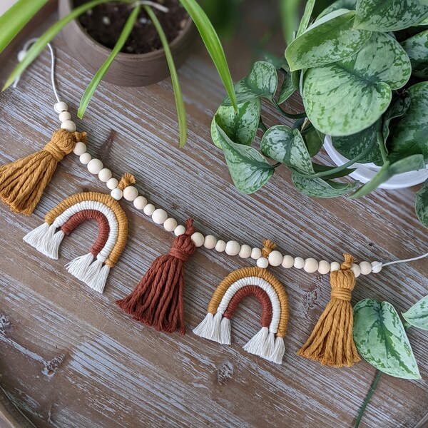 Rainbow Garland Etsy