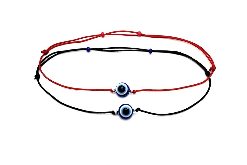 Evil Eye Anklet Red String Ankle Bracelet Protection Anklet Etsy