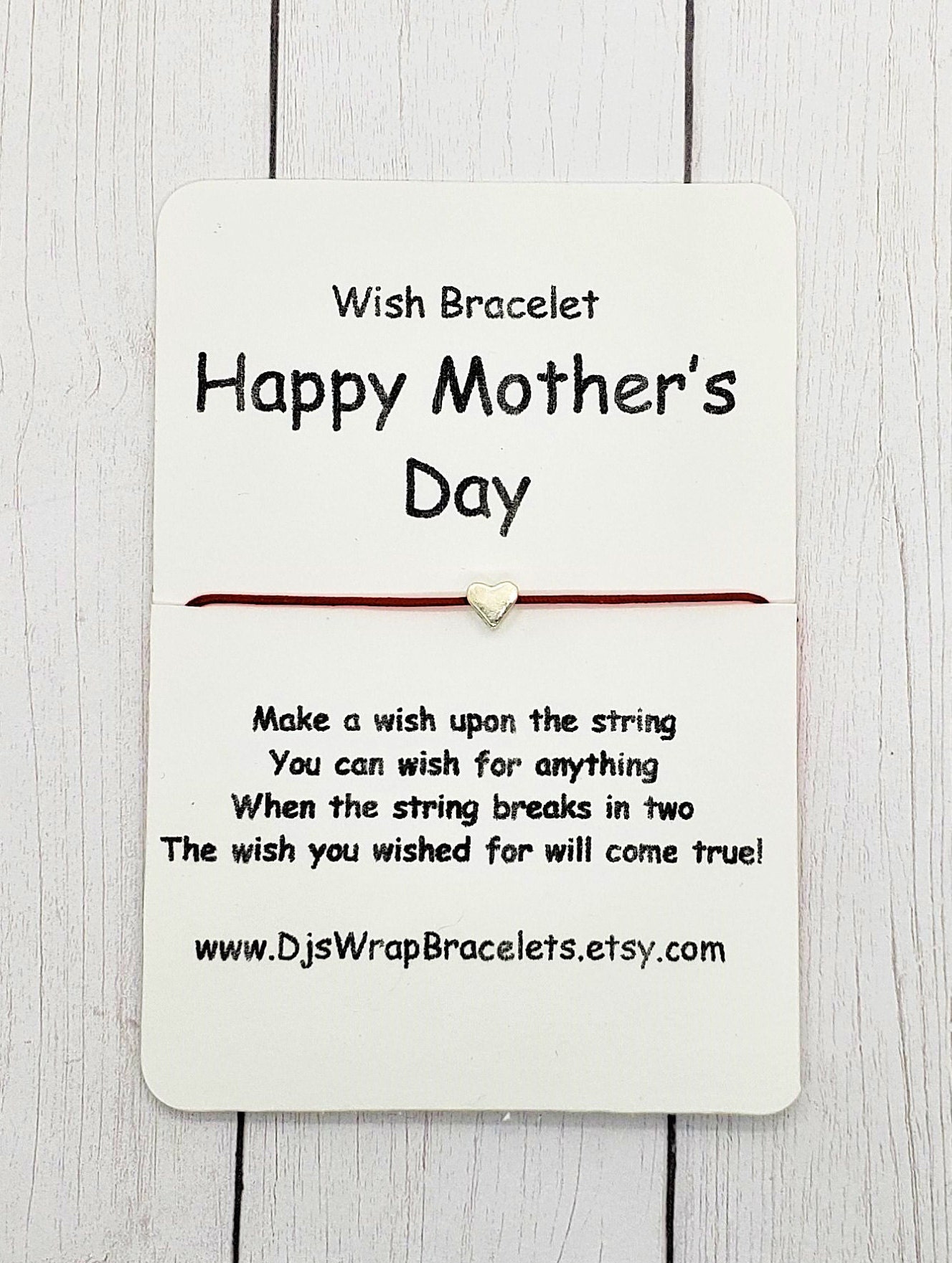 Mothers Day Gift, Mothers Day Wish Bracelet, Gift for Mom, Gift for Her ...