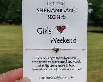 Girls Weekend 2026, Girls Trip Gift, Party Favors, Girl Gang Gift, Friendship Bracelet, Best Friend Gift, Custom Trip Gifts, Girls Trip