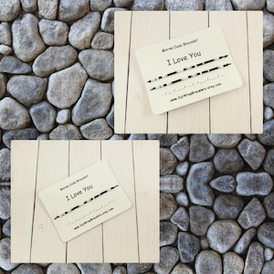 Bracciale con codice Morse "Ti amo", set di braccialetti per coppie, braccialetti abbinati, regalo per fidanzato, regalo per fidanzata, braccialetto dell'amicizia, migliore amica White