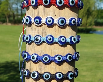 Evil Eye Bracelet, Red String Bracelet, Mal De Ojo, Protection Bracelet, Evil Eye Jewelry, Evil Eye Protection Jewelry, Lucky