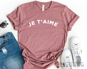 French Slogan Je Taime Kids Sweatshirt