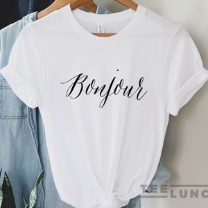 Bonjour Baby T Shirt / Hello Baby / French T Shirt / French