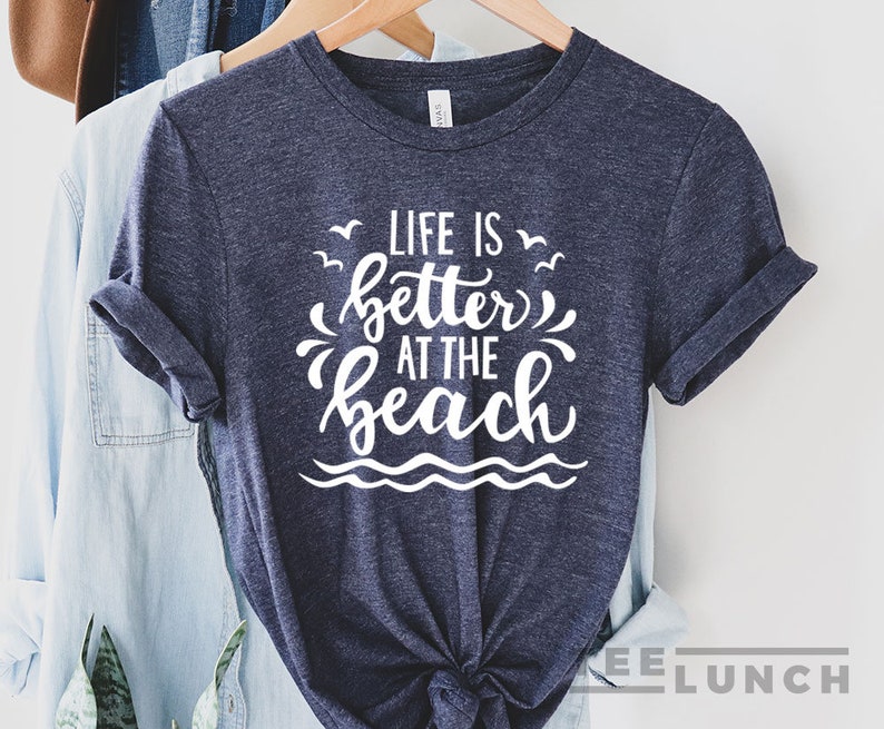 Life is Better at the Beach Happiness is the Beach Beach - Etsy