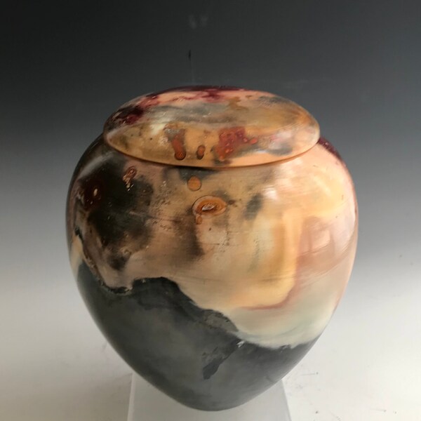 Ceramic Urns for Ashes, Pit Fired Raku Pots, SacredUrnsEtc by Susan Fontaine Pottery