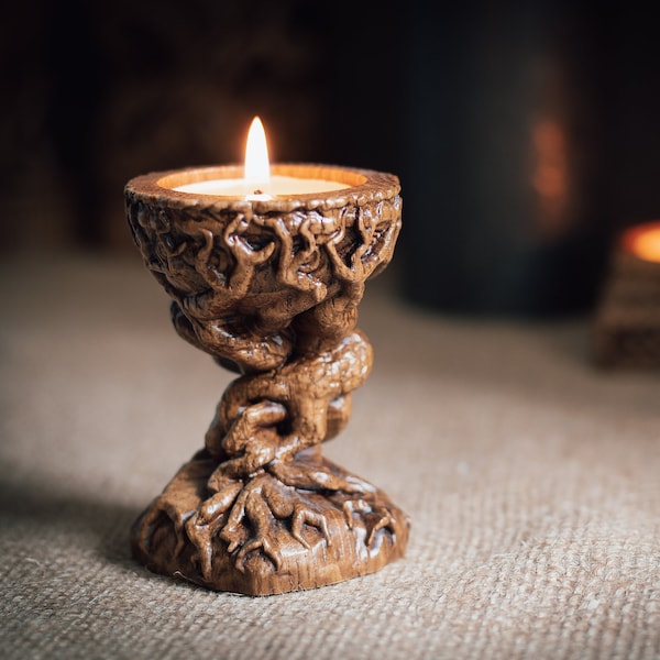 Tree Candle Holder Etsy