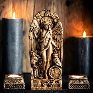 Lilith, Inanna, Ishtar, Astaroth Sumerian Wiccan Goddess of Feminine Wisdom pagan goddes wicca altar witches image 1