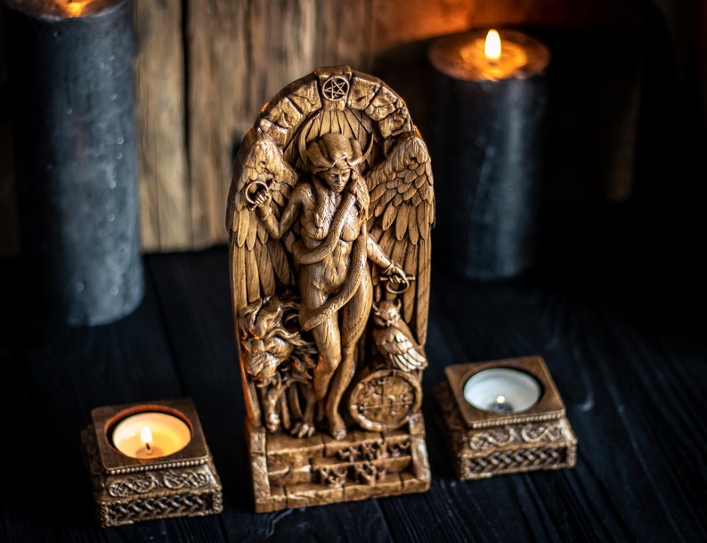 Lilith, Inanna, Ishtar, Astaroth Sumerian Wiccan Goddess of Feminine Wisdom pagan goddes wicca altar witches image 3