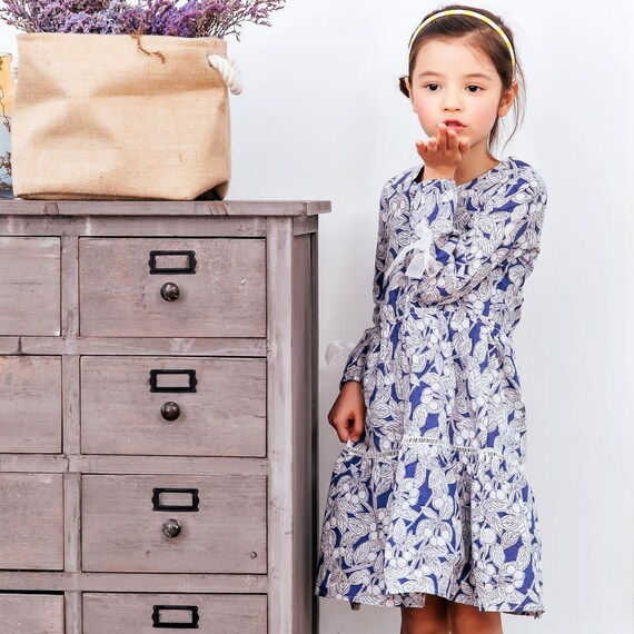 watercolor floral dress