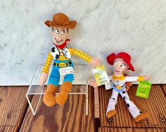 Vintage 2001 Toy Story 2 Woody and Jessie 6 Mini Bean Dolls From Kellogg s Walt Disney s Pixar Collectible Etsy