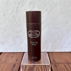 Vintage 1980's Vidal Sassoon 8 Oz. Finishing Rinse - Full Bottle