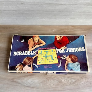 Vintage 1968 Scrabble for Juniors Board Game - 3rd Edition