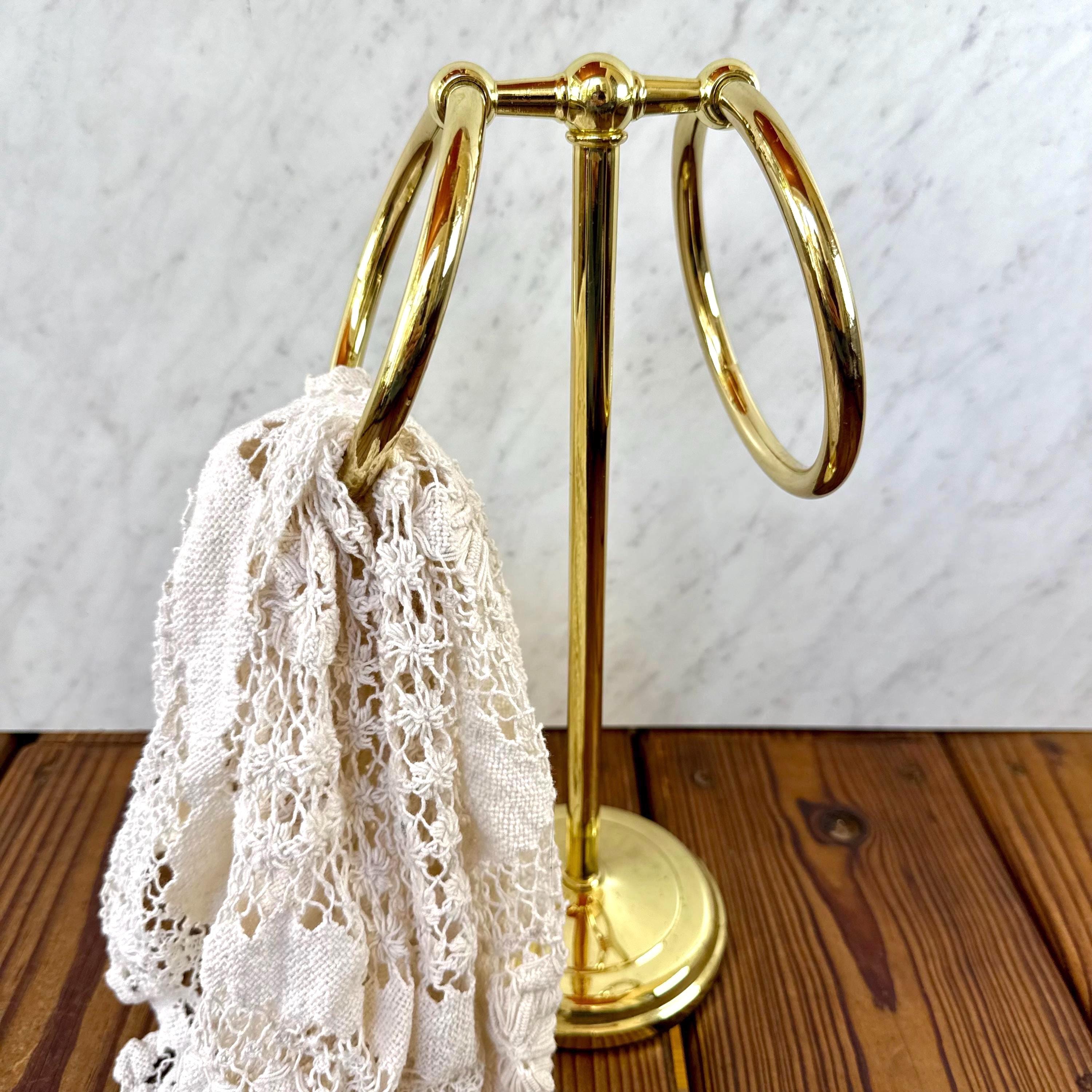 Hollywood Regency Vintage Towel Holder - Etsy