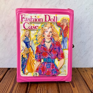 Vintage 80s Fashion Doll Case: Barbie, Jem, Maxie Storage