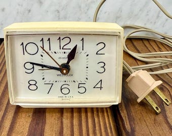 Vintage Westclox Bold II Alarm Clock Model 22190 Working USA Made