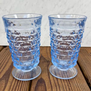 Blue Whitehall Glass - Etsy