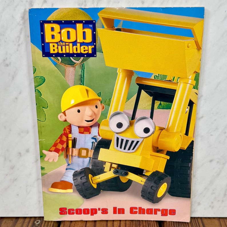 Bob the Builder Scoop’s in Charge Coloring Book 2003 | Golden Books ...