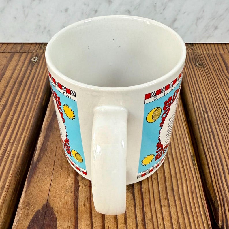Vintage Russ Berrie Scorpio Zodiac Mug Made in Korea 1980s Astrology Coffee Cup image 6