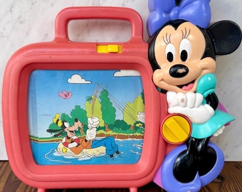 Vintage 1995 Minnie Mouse TV Toy Working Animated Disney Musical Retro Toy
