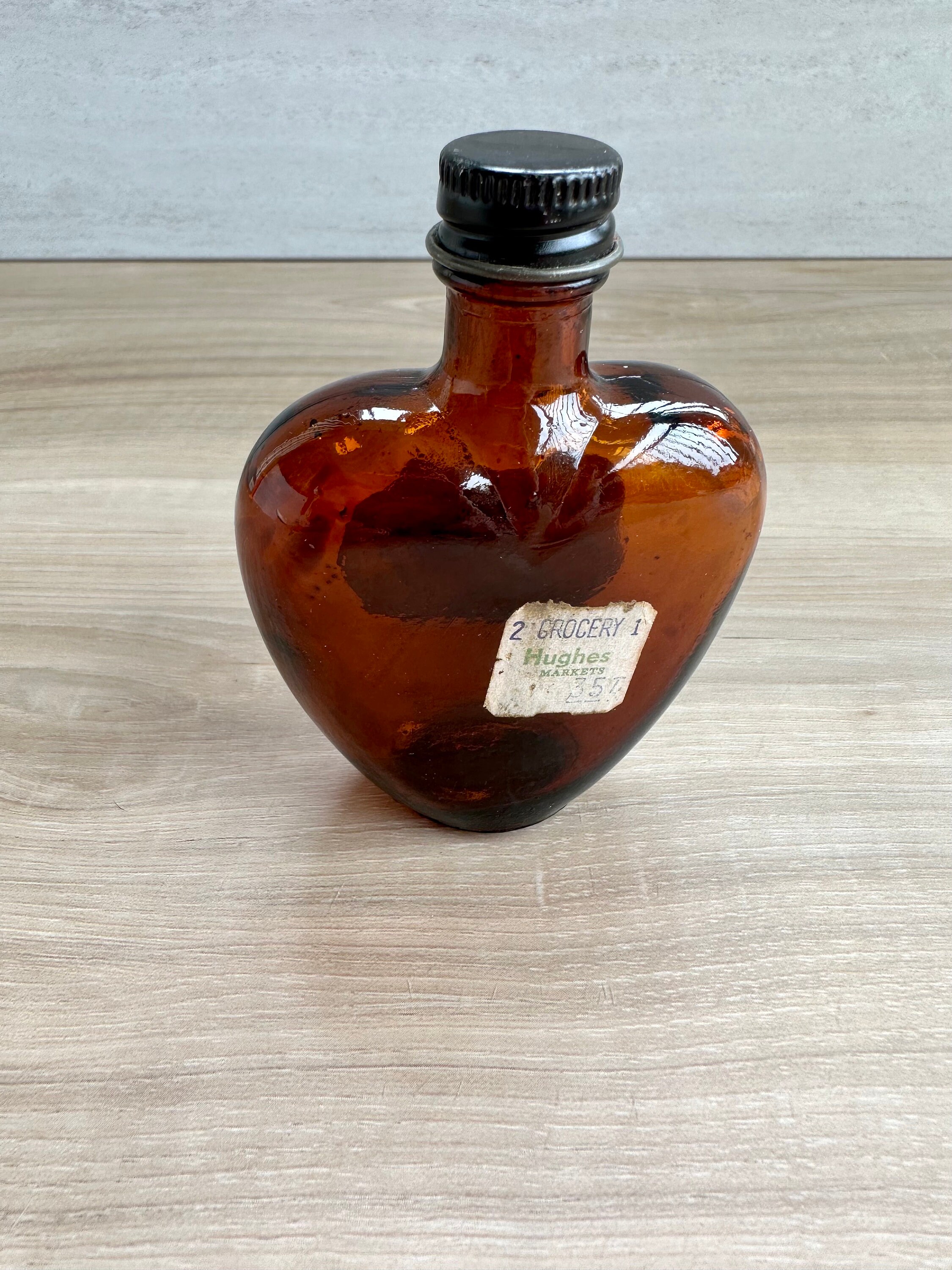 Small Heart Shaped Paul Masson Bottle Rare Souzao California Port Wine