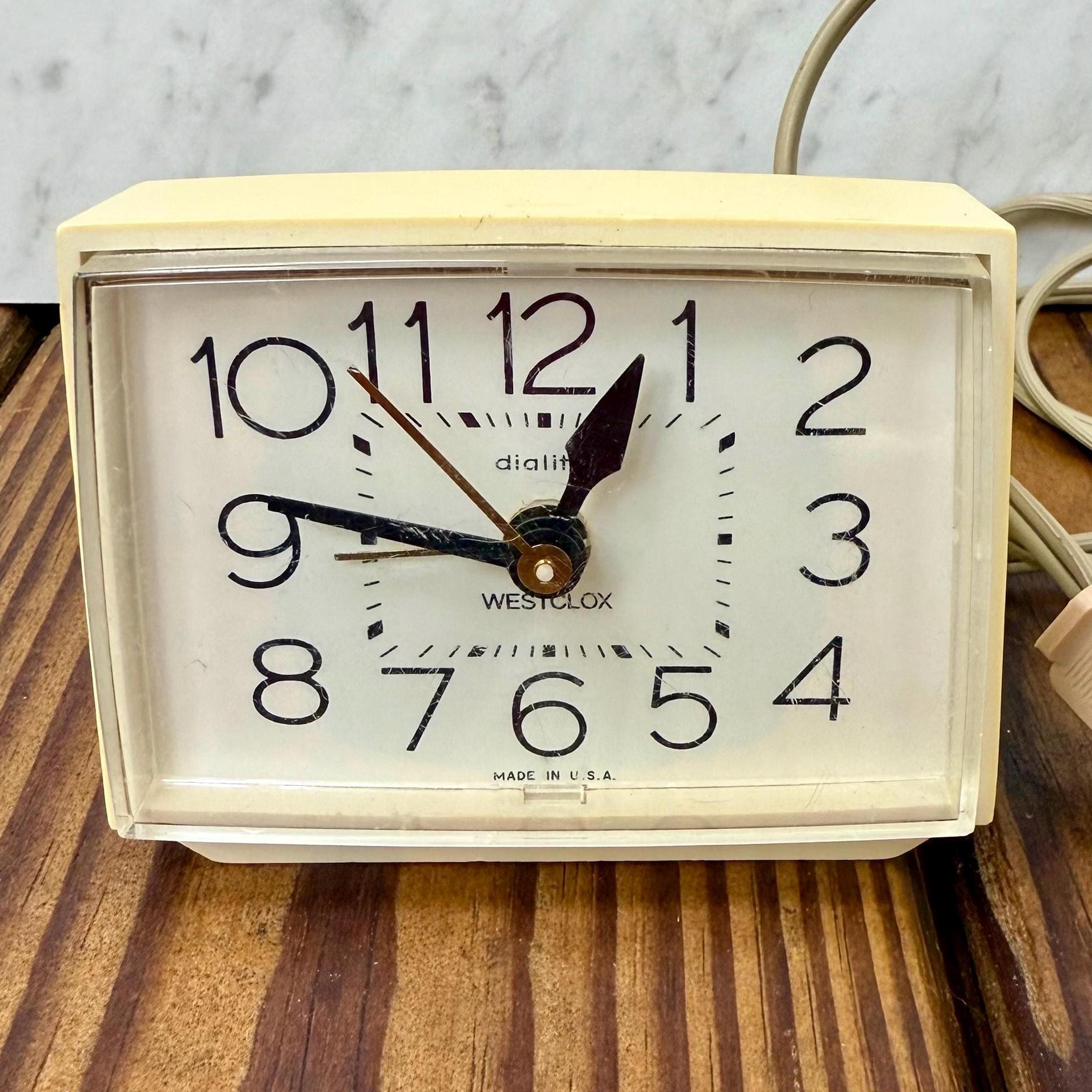 Vintage Westclox Bold II Alarm Clock Model 22190 Working USA Made