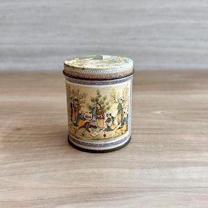 Vintage Persian Art Tin Canister – Ben Rickert Miniature Art Reproduction