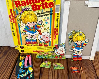 Ancienne Poupée Peluche Rainbow Brite Mattel, Spark Sprite / P'tit Lou, Vintage